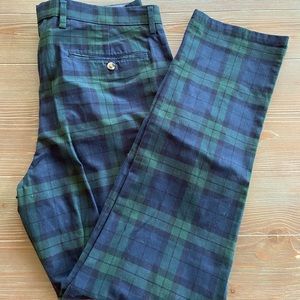 Old navy built in flex plaid pants.